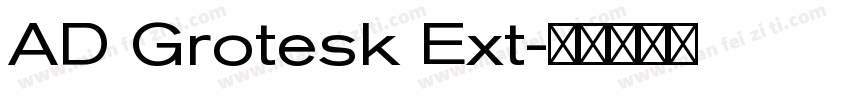 AD Grotesk Ext字体转换